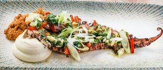 Caracatiță la grătar