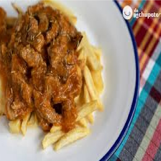 Ternera con Patatas Fritas