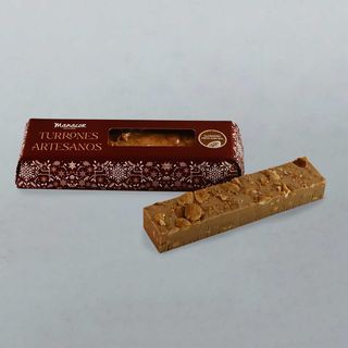 Turrón de almendra frita con sal