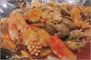 Fructe de mare pe plita incinsa