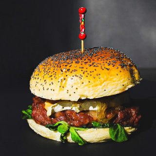 Hamburguesa queso de cabra