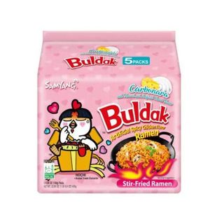 Samyang Buldak Hot Chicken Flavor Ramen Carbonara 130Gx5Piz
