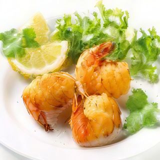 King prawn butterfly