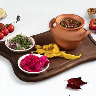 Лобио в горшочке