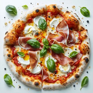 Crudo e burrata