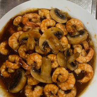 61. Gambas champiñones