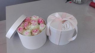 Caixa Rosas de Sabão