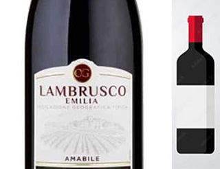 Lambrusco dell Emilia tinto - Botella