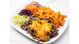 Talerz Kebab z serem zółtym i kurczakiem - 200g