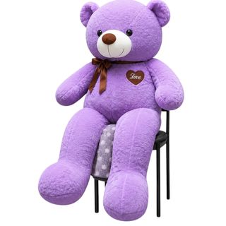 Purple Teddy Bear - 200cm