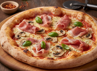 Pizza Prosciutto e Funghi