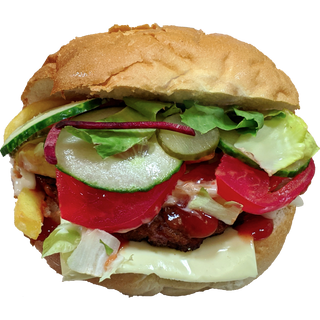 Combo Cheeseburger porc