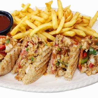 Tomato Cheese Avocado Sandwich