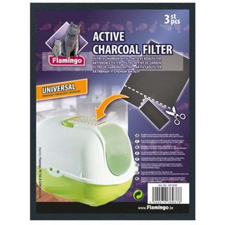 FLAMINGO Filter ulošci za mačiji WC sa aktivnim ugljem, univerzalni, 3kom (KOD FLA501058)