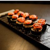 Запеченный ролл с грибами