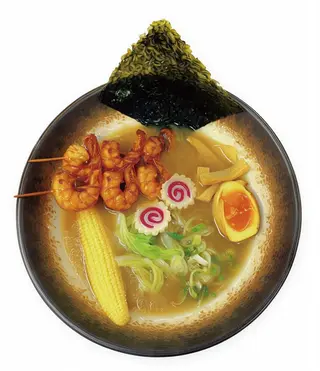 3. Ramen Gambas Shoyu
