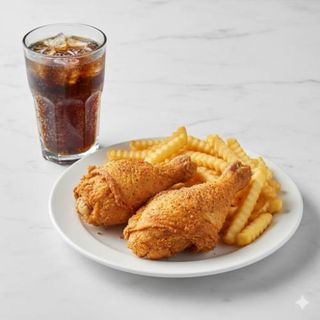 Menú Chicken (2 Pzs.)