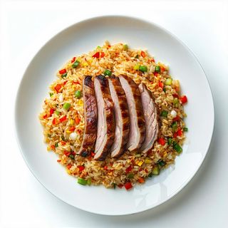 Riso saltato con anatra