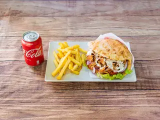 Menú Pita kebab 