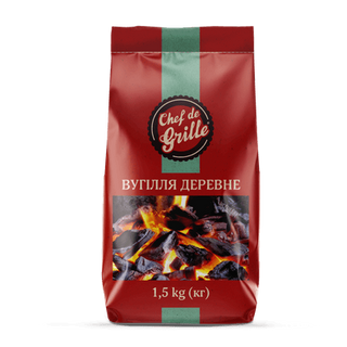 Вугілля деревне Chef de Grille (1,5кг)