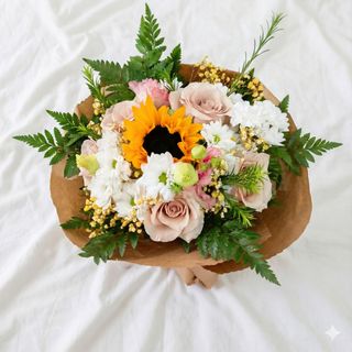 Ramo Misto com Girassol Premium