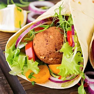 Piadina falafel