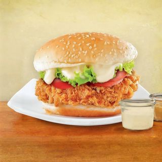 Hamburguesa Pollo Milanés