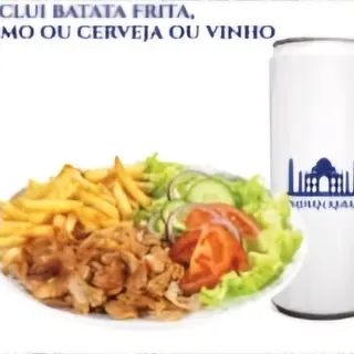 Menu Prato Kebab