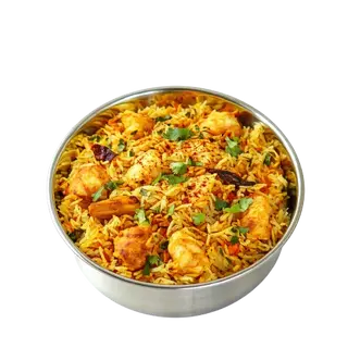 Curry Patta Tikka Biryani Dish