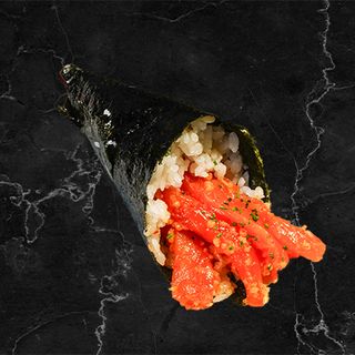 Temaki De Salmón Macerado (1 Ud.)