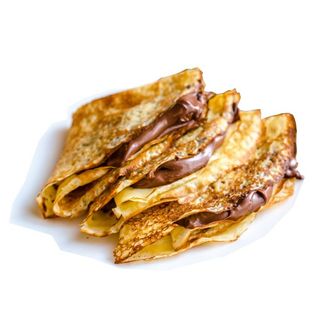 Dos crepés de Nutella