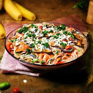 Spaghetti. Ou plume  Royale