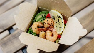 Кашка з креветками 