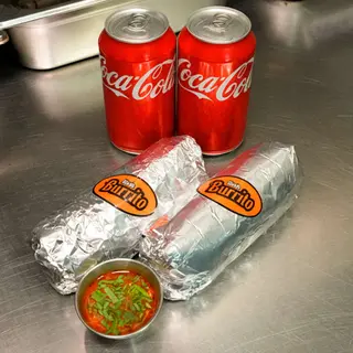 Pack Burritos Para Dos