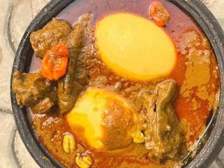 Sauce Graine:  riz,  placali