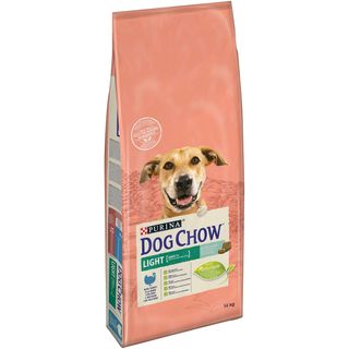 Hrana uscata pentru caini Dog Chow Adult Light, Curcan, 14Kg