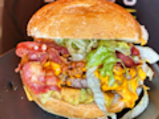 Bacon cheeseburger menù