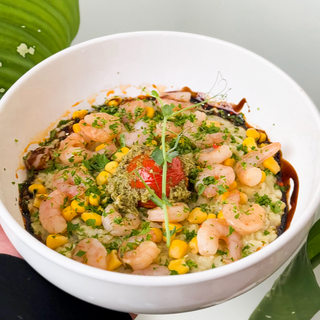 Oatmeal with  Shrimp