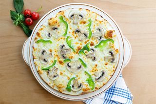 Pizza bianca cu legume 28 cm