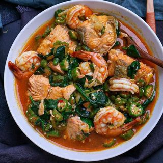 Seafood Okro Soup