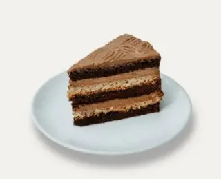 Hazelnut Cake Slice