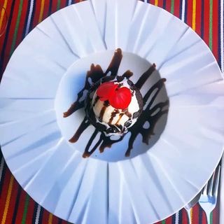 Petit Gateau com Gelado Natas