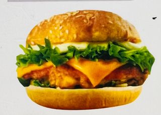 Fish fillet burger menù