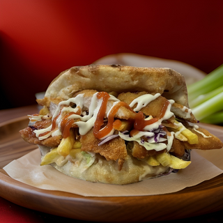 Sandwich cu snitel de porc 600g