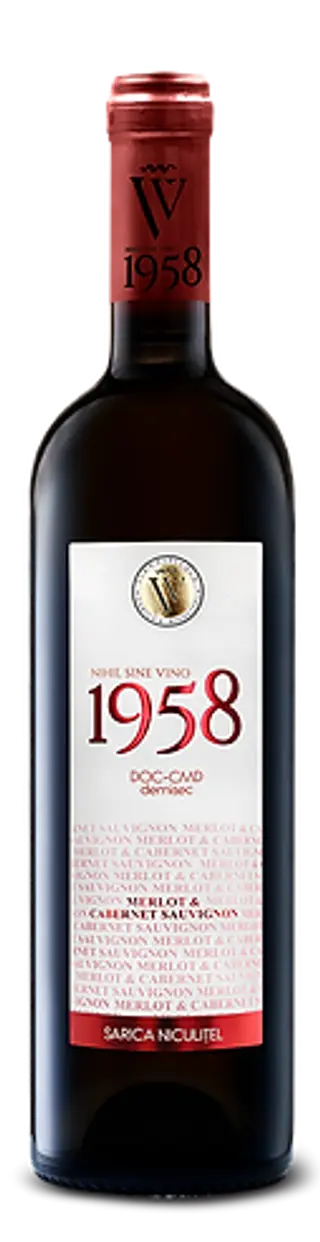 Via Viticola Sarica Niculițel 1958 Cabernet Sauvignon / Merlot Roșu Demisec 0.75l