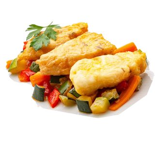 Lomo de merluza a la romana