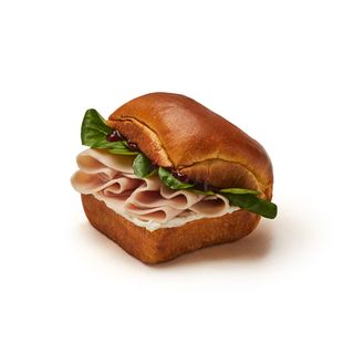 Brioche de pavo y frambuesa