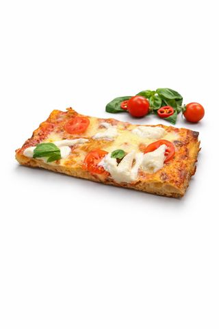 Pizza Margherita Burrata - felie