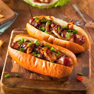 Хот-дог з беконом (250г)