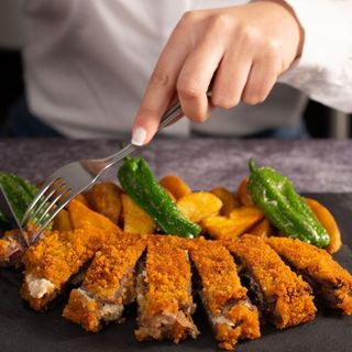 Menú diario que Incluye cachopo Asturiano